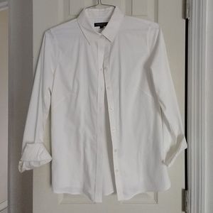 Non-iron fitted button down shirt